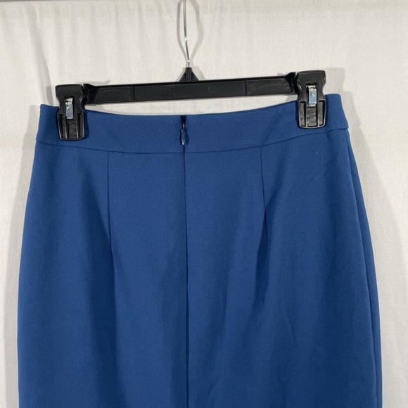 NWT $248 Boss Hugo Boss [ 4 US‎ ] Vinoa Ponte Pencil Skirt in Pilot Blue - Picture 11 of 15
